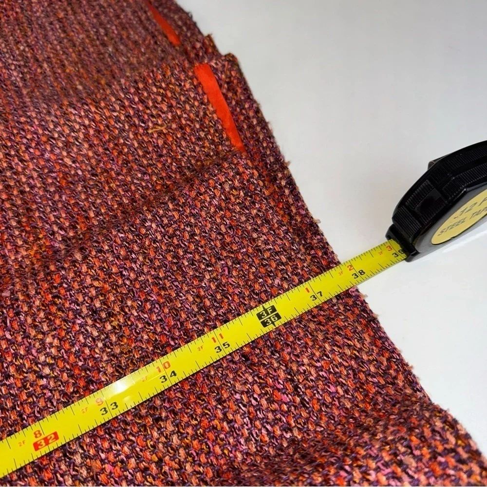 Vintage Talbots two-piece silk blend tweed sheath dress and jacket size 2 petite